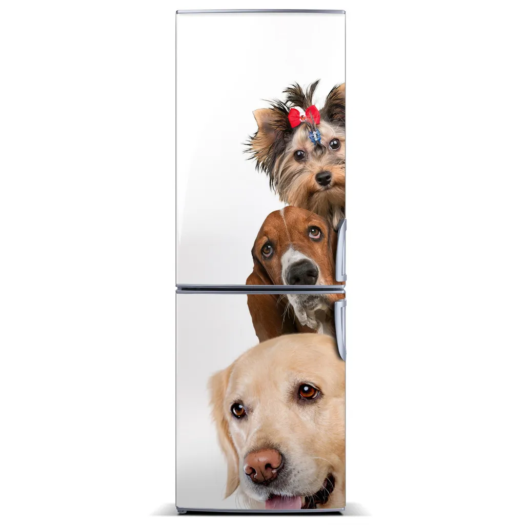 Tulup Kühlschrankdekoration - Magnetmatte - 70 cm x 190 cm - Magnet auf dem Kühlschrank - Hunde Und Katzen
